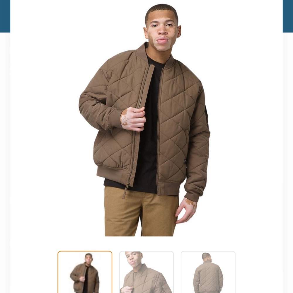 Vans Men's Trusel Bomber Jacket size M